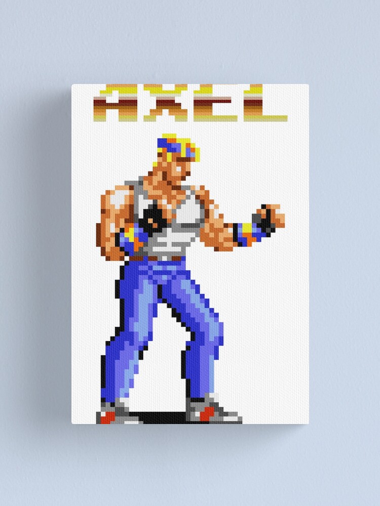 Axel Stone from Streets of Rage Canvas Print
