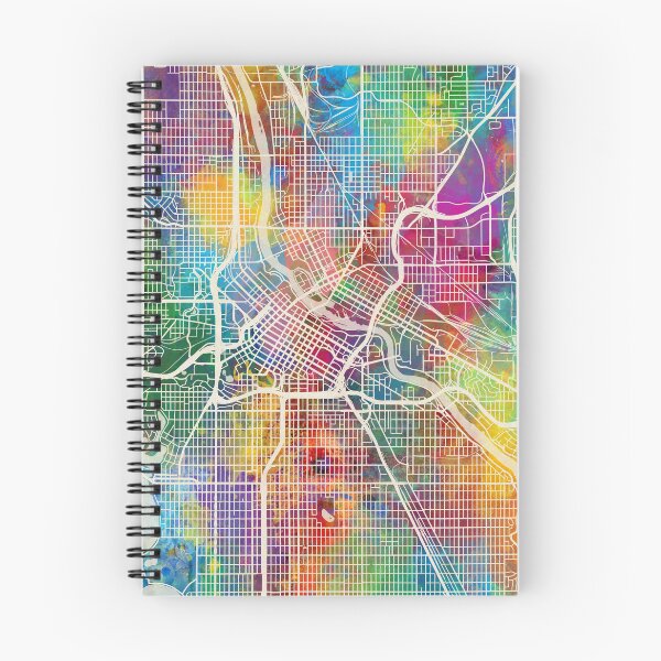 Item preview, Minneapolis Minnesota City Map designed and sold by ArtPrints.