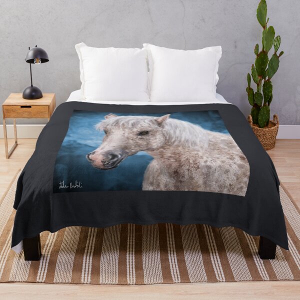 Item preview, Painting of a Brindle Horse with White Coat designed and sold by ibadishi.