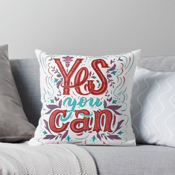 Item preview, Handdrawn lettering of a phrase Yes You Can. designed and sold by Anastasia Halych.