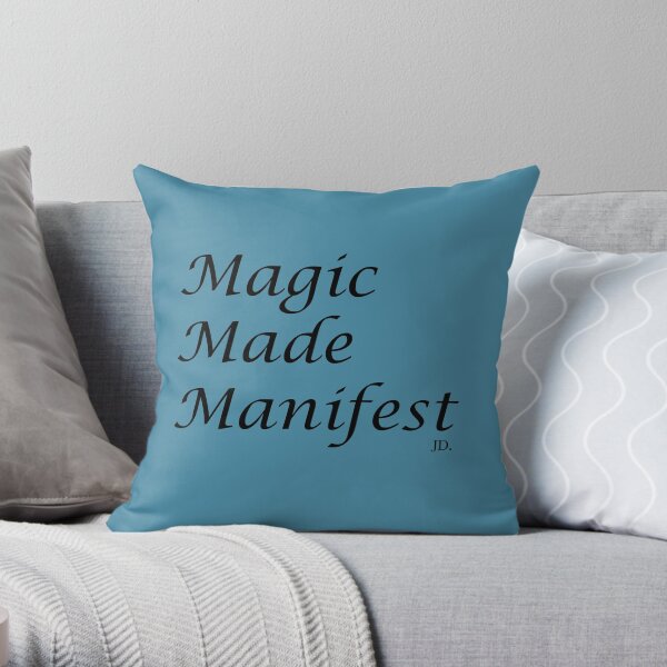 Magic made Manifest Throw Pillow