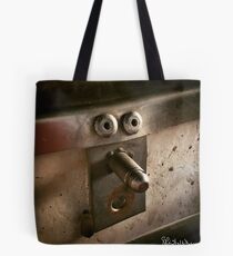 Faccia di rivetti Tote Bag