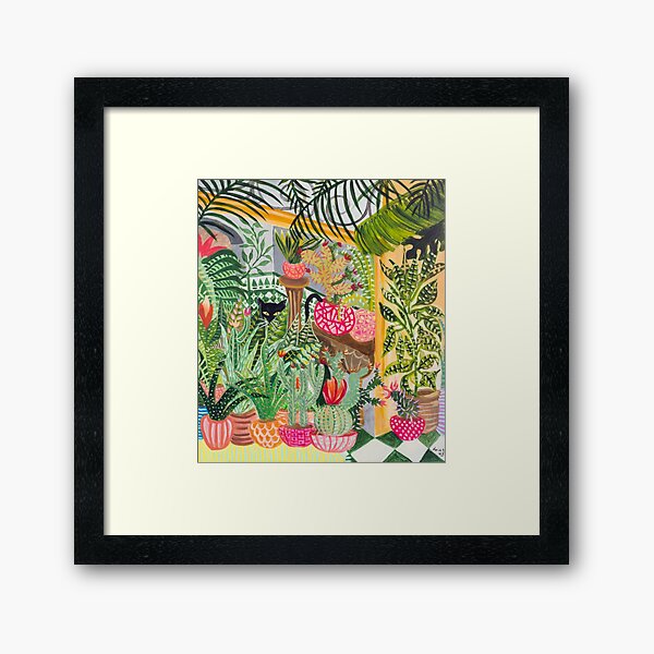 Item preview, Black cat in the garden designed and sold by MarinaSotiriou.