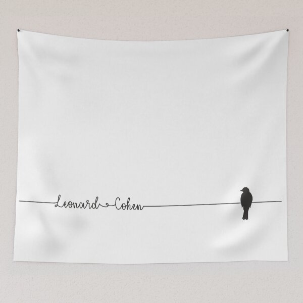 Item preview, Leonard Cohen Bird on a Wire designed and sold by goatboyjr.