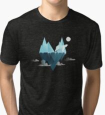 Low Poly Polar Bear Tri-blend T-Shirt
