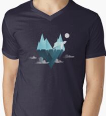 Low Poly Polar Bear Men's V-Neck T-Shirt