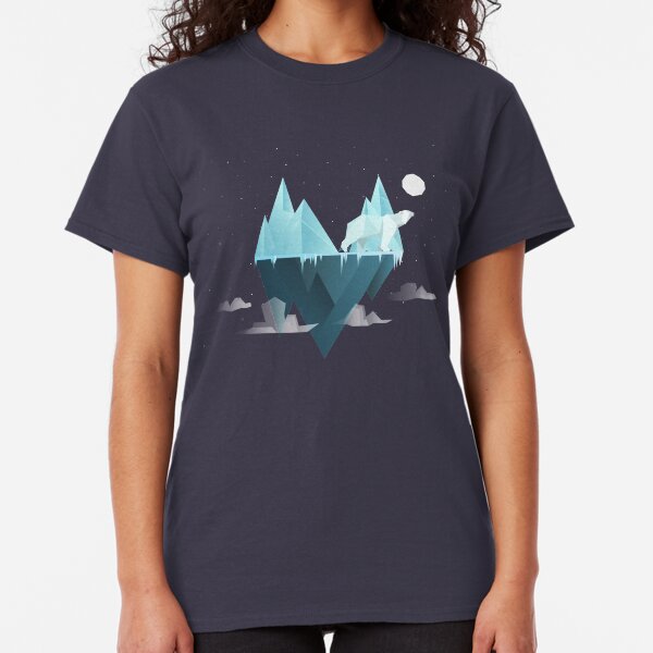 Low Poly Polar Bear Classic T-Shirt