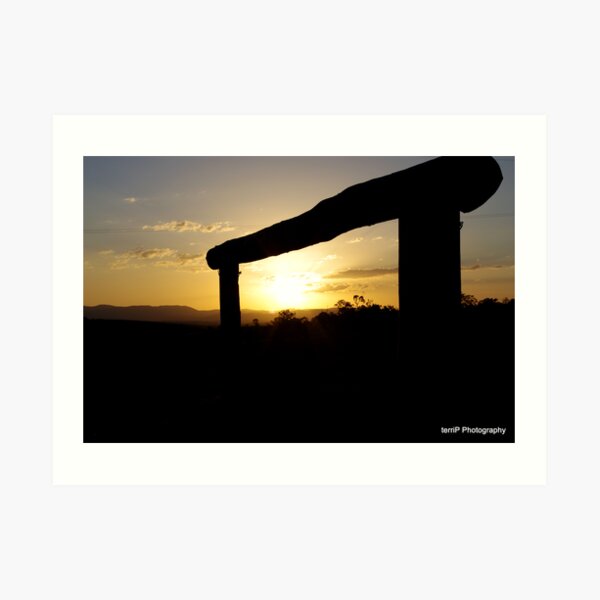 Rural Sunset Art Print