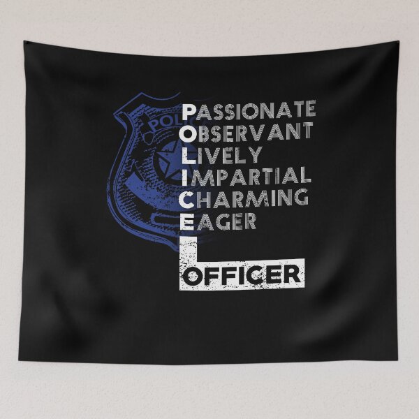 Item preview, Passionate Observant Lively Impartial Charming Eager Police Officer designed and sold by shoppzee.