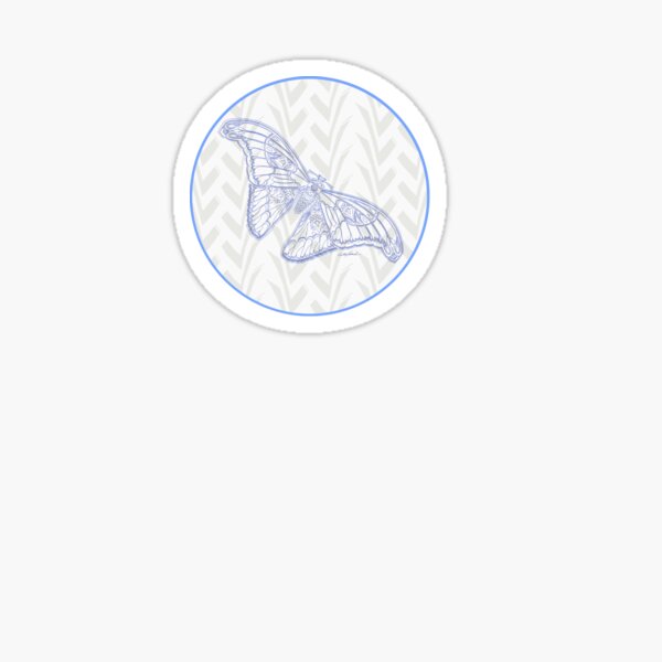 Fly Blue Lacy Fly Sticker