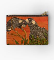 White Tailed Cockatoos Studio Pouch