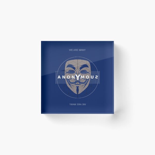 Item preview, Anonymous Slogan White Mask designed and sold by KALEIDOSCOPE UK.