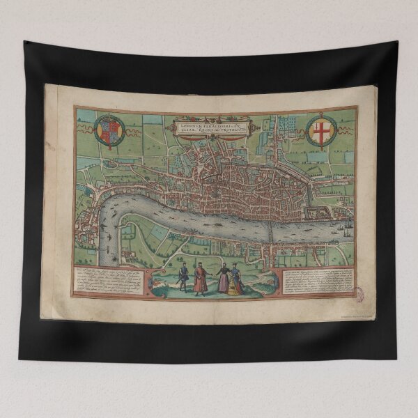 Item preview, Old Map of London designed and sold by ArtHistorical.