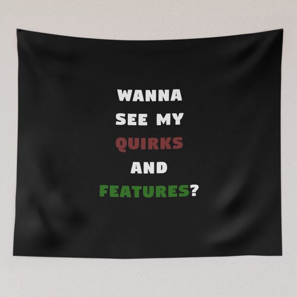 Item preview, Quirks and features designed and sold by heisennerd.