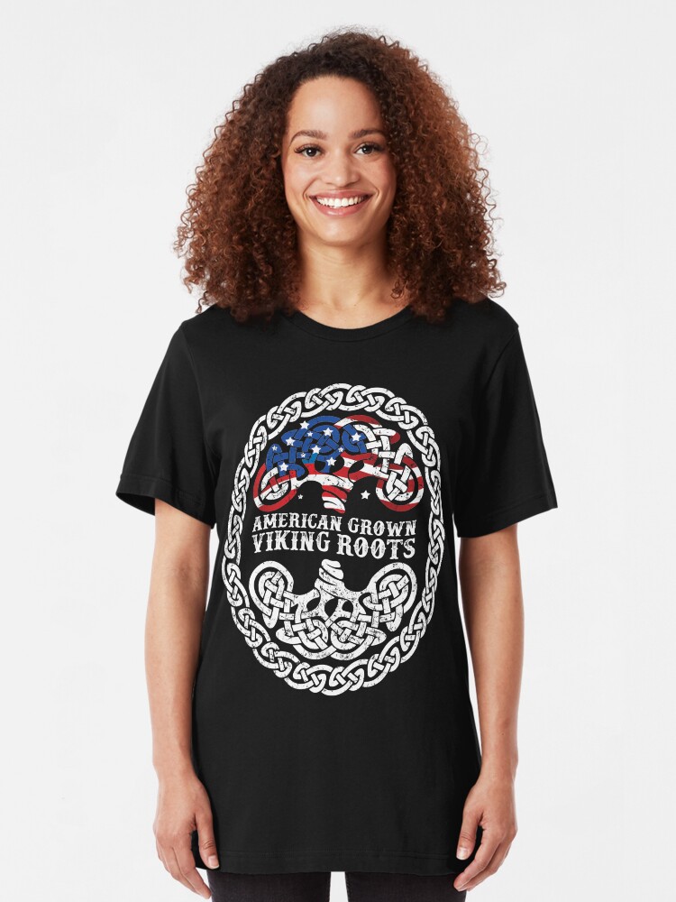 Icelandic Grown With Viking Roots Standard Unisex T-shirt