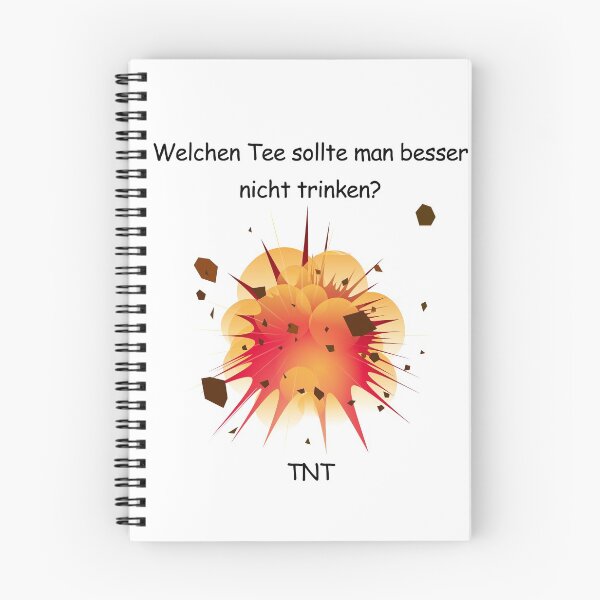 Aperçu de l'œuvre Lustiger Tee Witz! Explosion de Tolle Geschenkidee créée et vendue par JamesandLuis.
