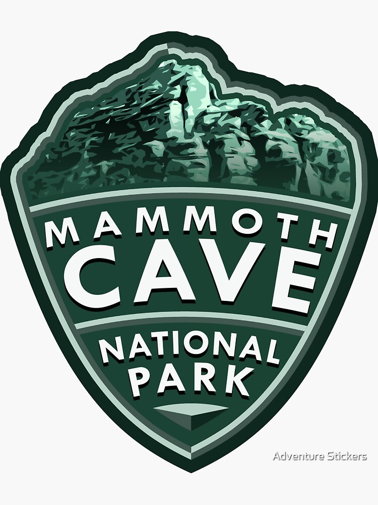 Mammoth Cave National Park Simple Sticker For Sale By Tysonk Redbubble