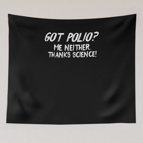 Item preview, Cool Got Polio Pro Science Vaccine Activist Scientist Shirt designed and sold by LookTwice.