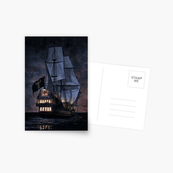 The Walrus at Night Postcard