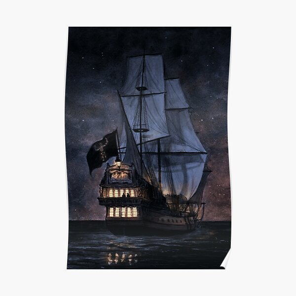 The Walrus at Night Poster