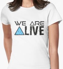 Detroit Become Human : We are Alive Women's Fitted T-Shirt