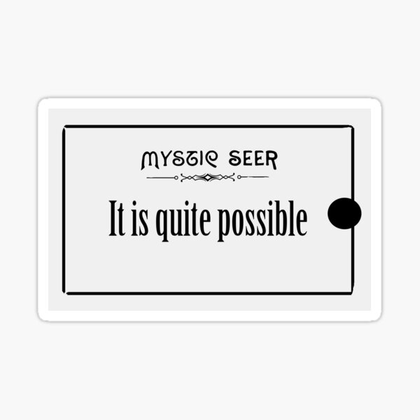 Mystic Seer Fortune 1 Sticker