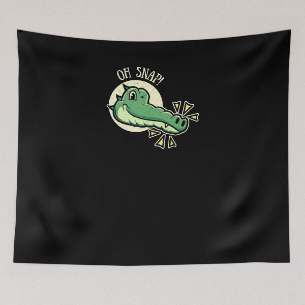 Item preview, Funny Oh Snap Alligator Crocodile Puns Jokes Pun Lover Shirt designed and sold by LookTwice.