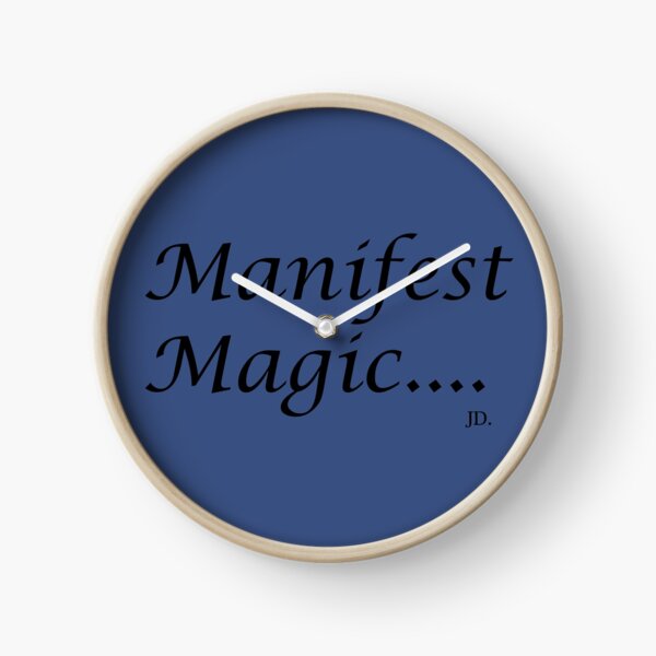 Manifest Magic Clock