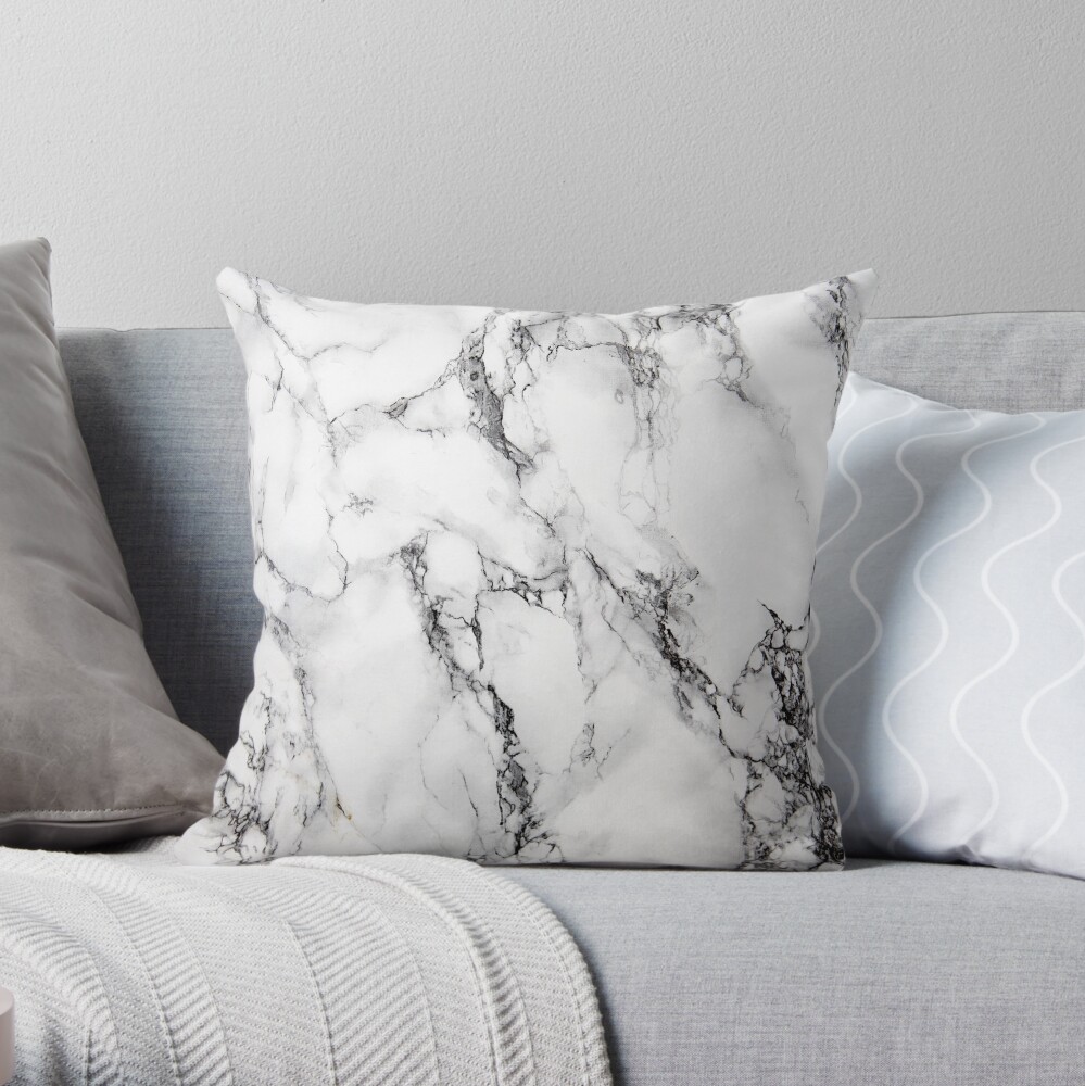Marble Throw Pillow