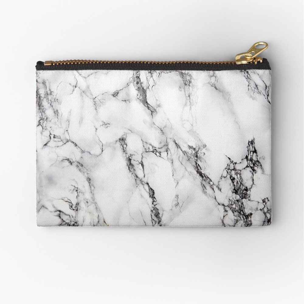 Marble Zipper Pouch