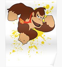 Donkey Kong (DK) - Super Smash Bros Poster