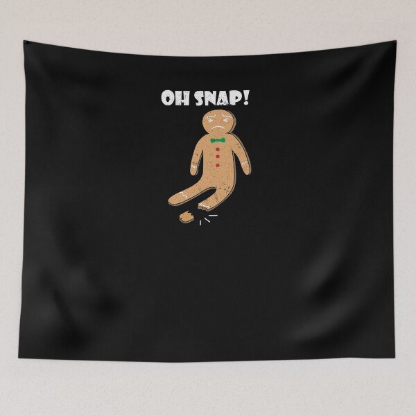 Item preview, Funny Gingerbread Oh Snap Christmas Xmas Cookie Puns T-Shirt designed and sold by LookTwice.