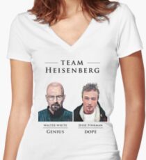 Team Heisenberg Women's Fitted V-Neck T-Shirt