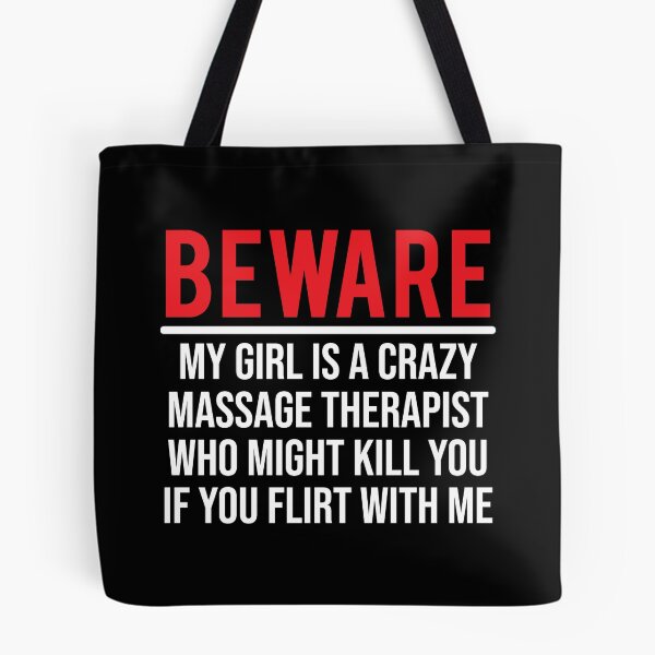 Item preview, Beware My Girl Massage Therapist Boyfriend T-shirt designed and sold by zcecmza.
