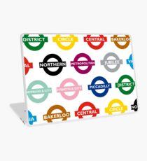 London Underground Signs Design Laptop Skin