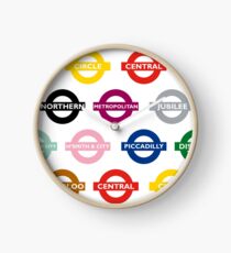 London Underground Signs Design Clock