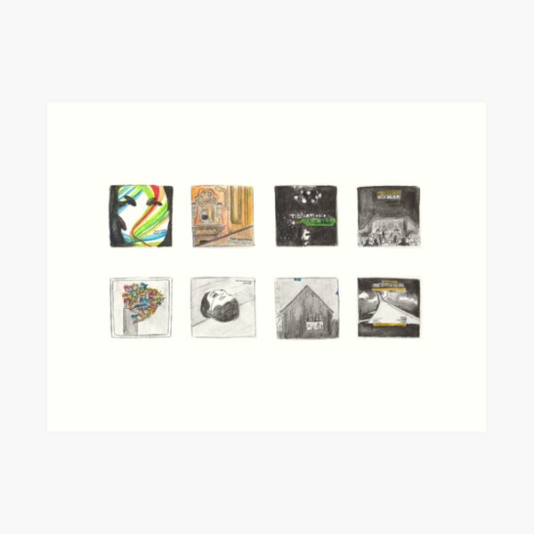 The National - Watercolour Discography Art Print