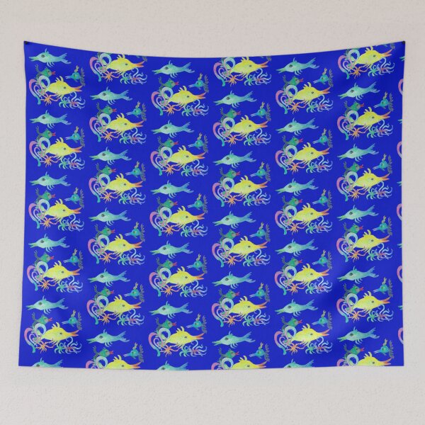 Item preview, fish underwater designed and sold by MoaMonka.