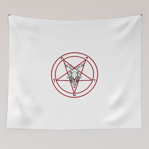 Item preview, Satanic Baphomet design designed and sold by PunkyCat.
