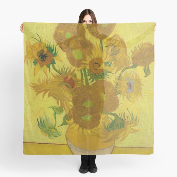 Vincent Van Gogh Sunflowers Scarf