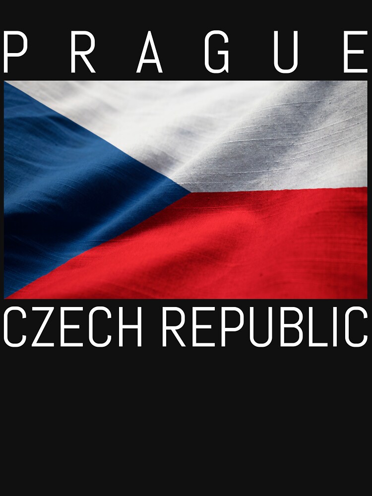 Prague T-Shirt Nice Flag Of Czech Republic Souvenir Prague T-Shirt Nice Flag Of Czech Republic Souvenir