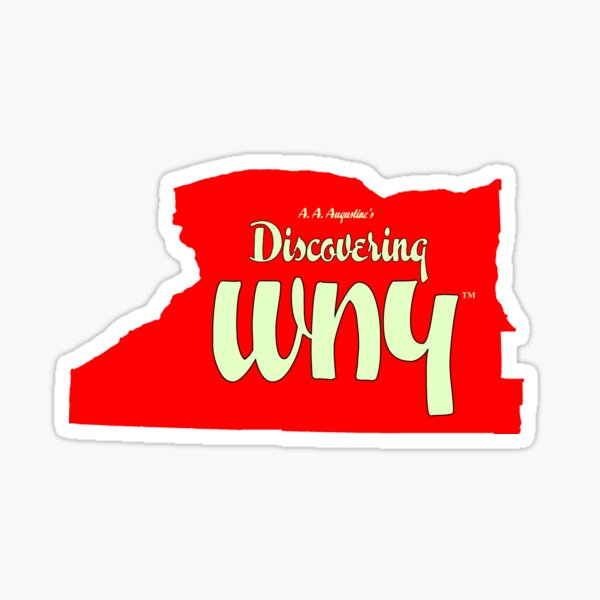 Discovering WNY Logo Sticker