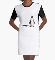 Penguin Graphic T-Shirt Dress