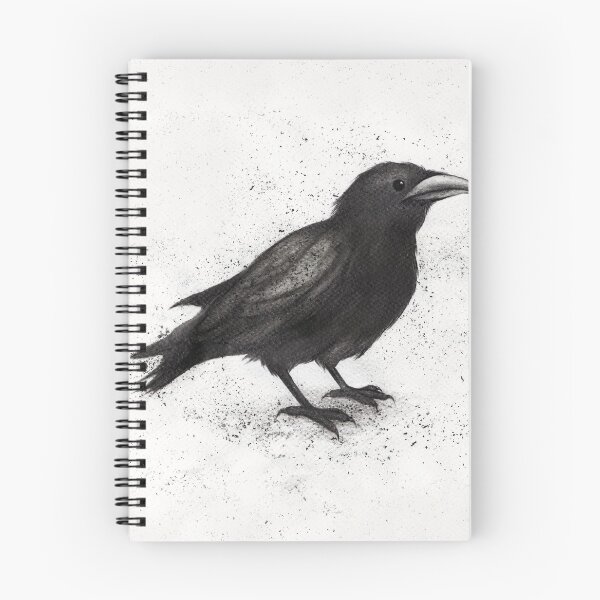 Item preview, Crow - Charcoal designed and sold by Puddingshades.