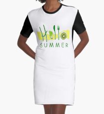 HOLA¡ verano Graphic T-Shirt Dress