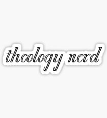 theology nerd Sticker