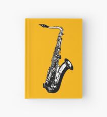 Cuaderno de tapa dura saxófono