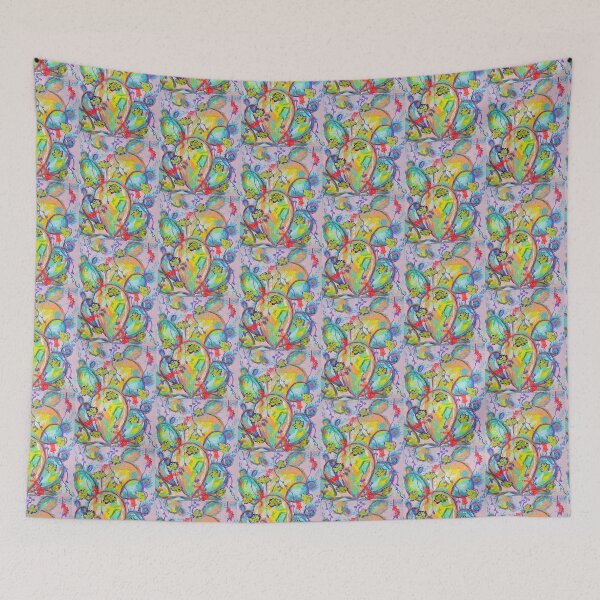 Item preview, Yellow Cacti designed and sold by Thebohohouseart.