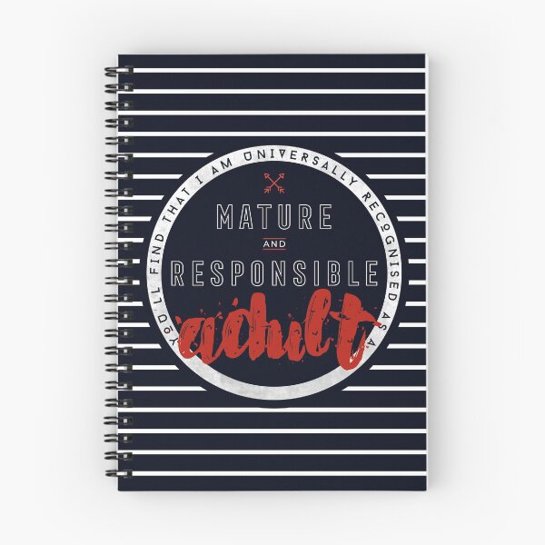Item preview, Universally recognised as a mature and responsible adult - stripes designed and sold by lowercasev.