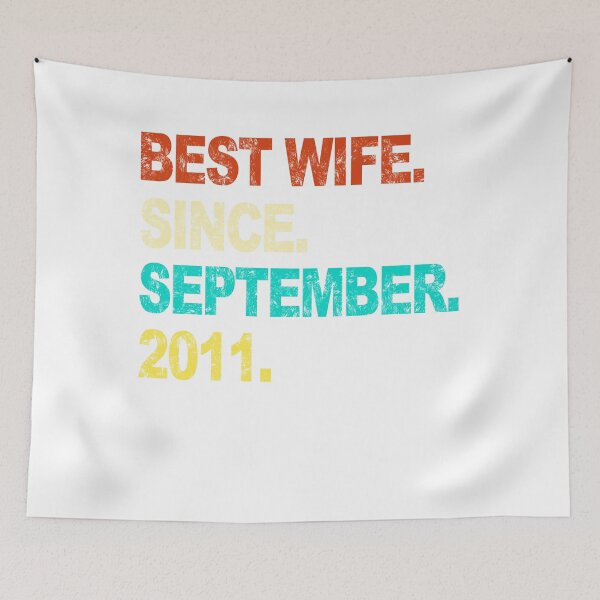 Item preview, BEST WIFE SINCE SEPTEMBER 2011 7th Wedding designed and sold by Mmastert.